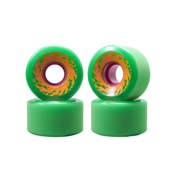 SANTA CRUZ RUOTE MINI OG SLIME GREEN PINK 78A