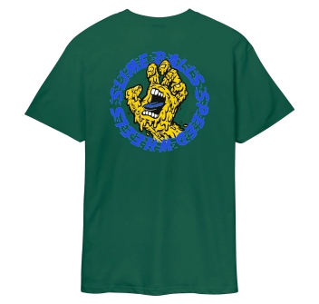 SANTA CRUZ SB HAND T-SHIRT ALPINE GREEN