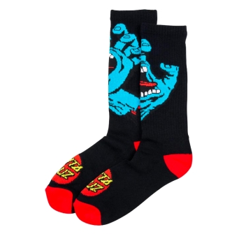 SANTA CRUZ SCREAMING HAND CALZE BLACK