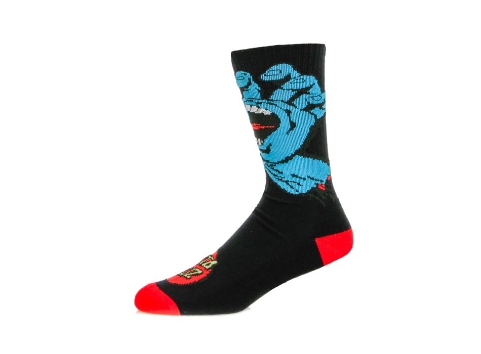 SANTA CRUZ SCREAMING HAND CALZE BLACK