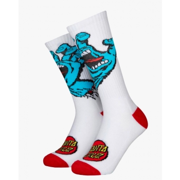 SANTA CRUZ SCREAMING HAND CALZE WHITE
