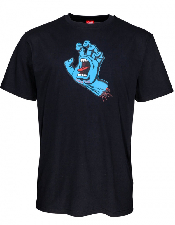 SANTA CRUZ SCREAMING HAND T-SHIRT BLACK