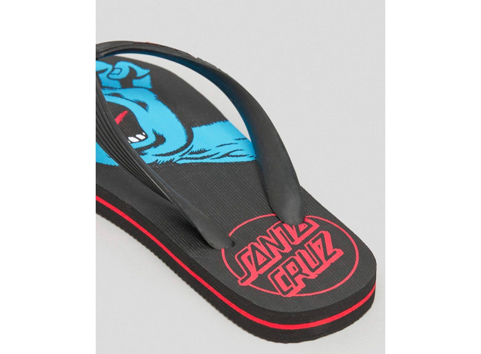 SANTA CRUZ SCREAMING HAND YOUTH FLIP FLIP INFRADITO BLACK