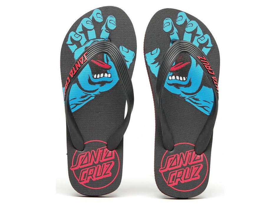 SANTA CRUZ SCREAMING HAND YOUTH FLIP FLIP INFRADITO BLACK