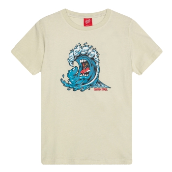 SANTA CRUZ SCREAMING WAVE FRONT T-SHIRT BAMBINO