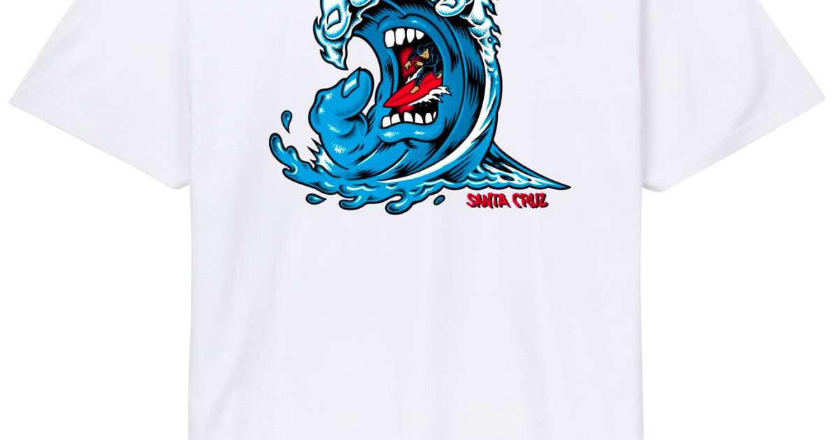 Santa cruz wave shirt on sale