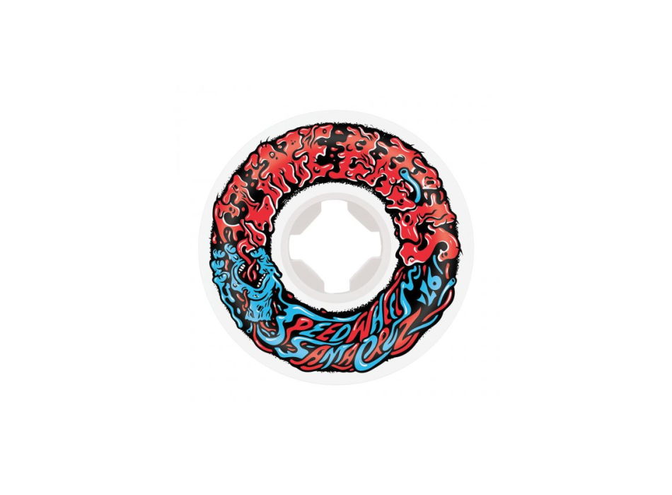 SANTA CRUZ SKATEBOARD RUOTE SKATE 53MM VOMIT MINI 97A SLIME BALLS