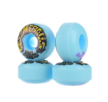 SANTA CRUZ SLIME BALLS SNOT ROCKETS PASTEL BLUE RUOTE SKATE 53MM