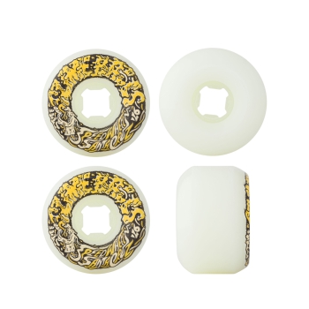 SANTA CRUZ SLIME BALLS WHEELS VOMIT MINI II WHITE YELLOW RUOTE SKATE 56MM