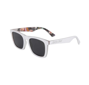 SANTA CRUZ STRIP SUNGLASSES OCCHIALI DA SOLE WHITE COLLAGE BLACK