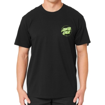 SANTA CRUZ TOXIC SKULL T-SHIRT BLACK