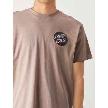SANTA CRUZ TOXIC SKULL T-SHIRT TAUPE