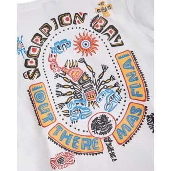 SCORPION BAY AZTEC LOGO T-SHIRT BAMBINO