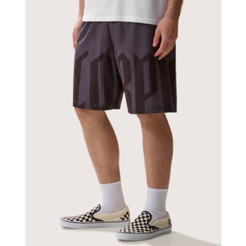 SCORPION BAY JAM SHORT PANTALONCINI MARE GOTHIC LETTERING BLACK