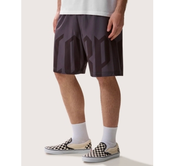 SCORPION BAY JAM SHORT PANTALONCINI MARE GOTHIC LETTERING BLACK