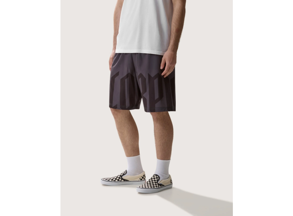 SCORPION BAY JAM SHORT PANTALONCINI MARE GOTHIC LETTERING BLACK