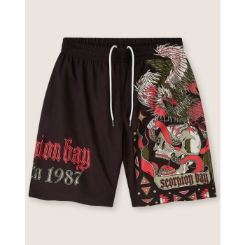 SCORPION BAY JAM SHORT PANTALONCINI MARE HASTA 1987 BLACK