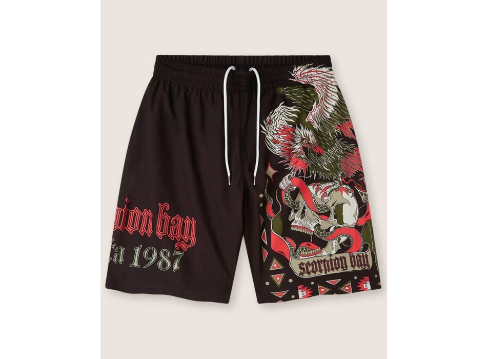 SCORPION BAY JAM SHORT PANTALONCINI MARE HASTA 1987 BLACK