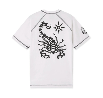 SCORPION BAY SPIKE IRON T-SHIRT  WHITE