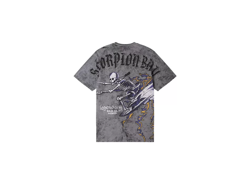 SCORPION BAY T-SHIRT BAMBINO NACHO ROBOT CHARCOAL