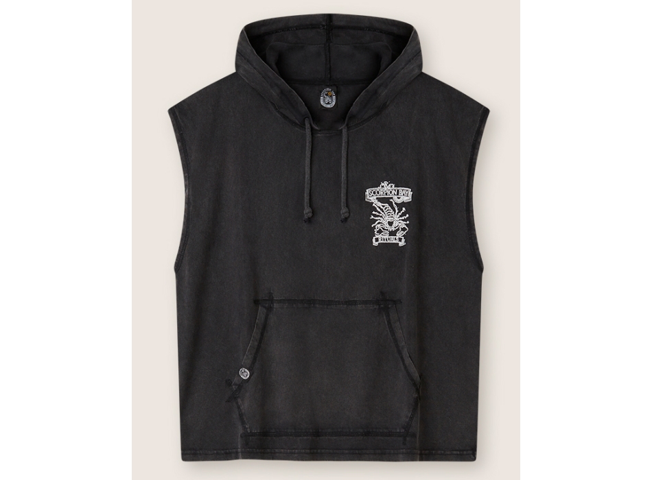 SCORPION BAY TRIBAL SMANICATO CON CAPPUCCIO BLACK