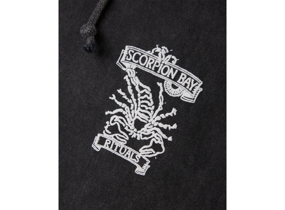 SCORPION BAY TRIBAL SMANICATO CON CAPPUCCIO BLACK