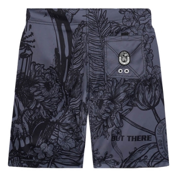 SCORPION BAY VOLLEY SHORT ARMY SKULL COLOR CHARCOAL