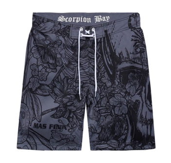 SCORPION BAY VOLLEY SHORT ARMY SKULL COLOR CHARCOAL