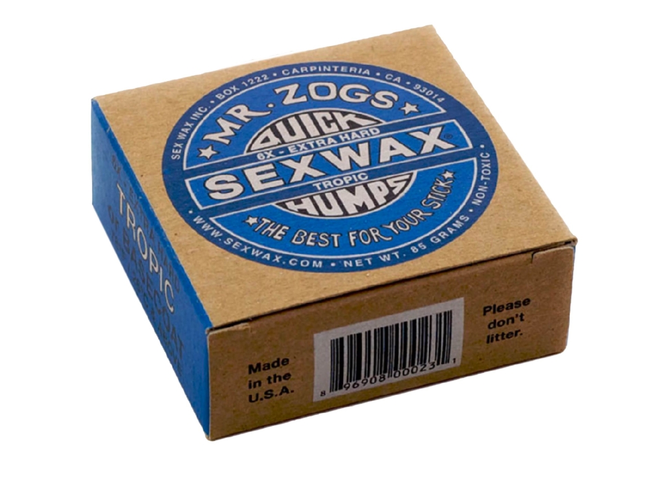 SEX WAX EXTRA HARD QUICK HUMPS TROPICAL/BASECOAT ETICHETTA BLU DA 26° IN SU