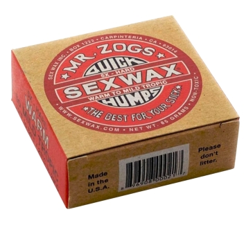 SEX WAX WARM TO MILD TROPIC QUICK HUMPS ETICHETTA ROSSA 21°-29°
