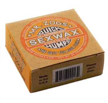 SEX WAX X-COLD TO COLD QUICK HUMPS ETICHETTA GIALLA SOTTO I 14°