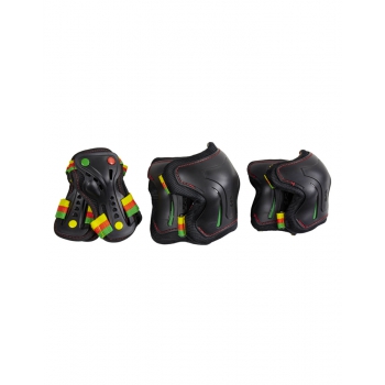 SFR TRIPLE PAD SET PROTEZIONI SKATE GUAVA
