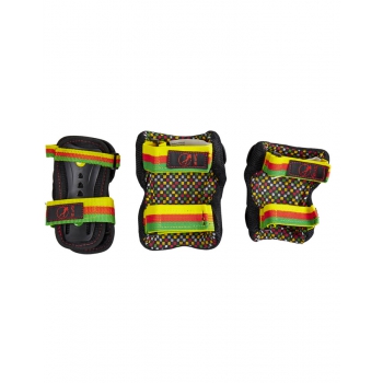 SFR TRIPLE PAD SET PROTEZIONI SKATE GUAVA