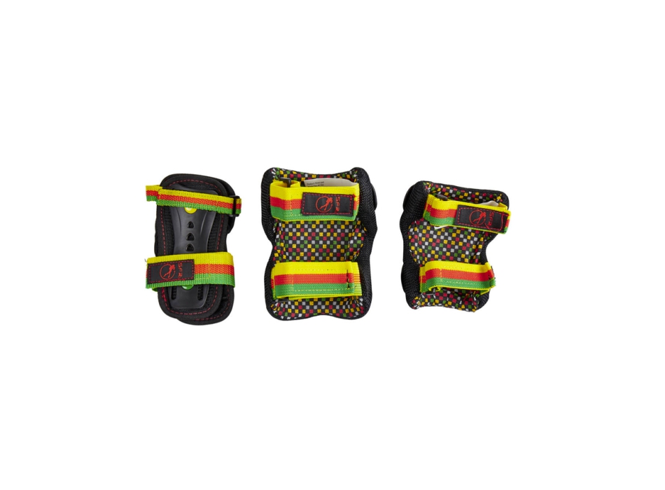 SFR TRIPLE PAD SET PROTEZIONI SKATE GUAVA