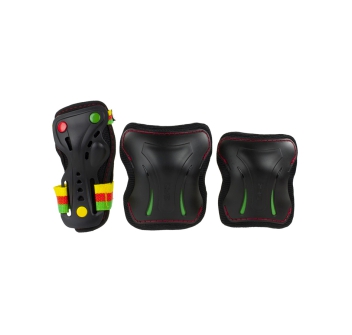 SFR TRIPLE PAD SET PROTEZIONI SKATE GUAVA