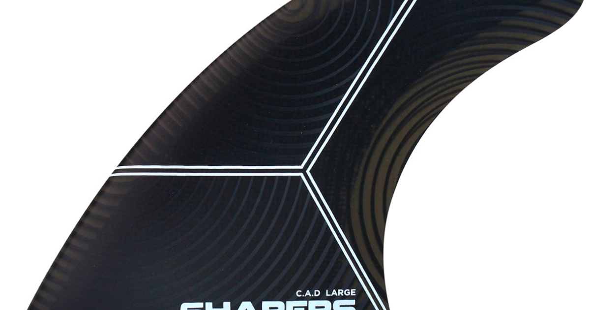 サーフィン・ボディボード SHAPERS C.A.D. Medium Air Lite C.A.D Air-Lite Quad Fin Set - Medium | FCS Compatible