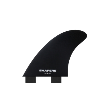 SHAPERS PINNE LONGBOARD SIDE BITES DUAL 4.44" BLACK