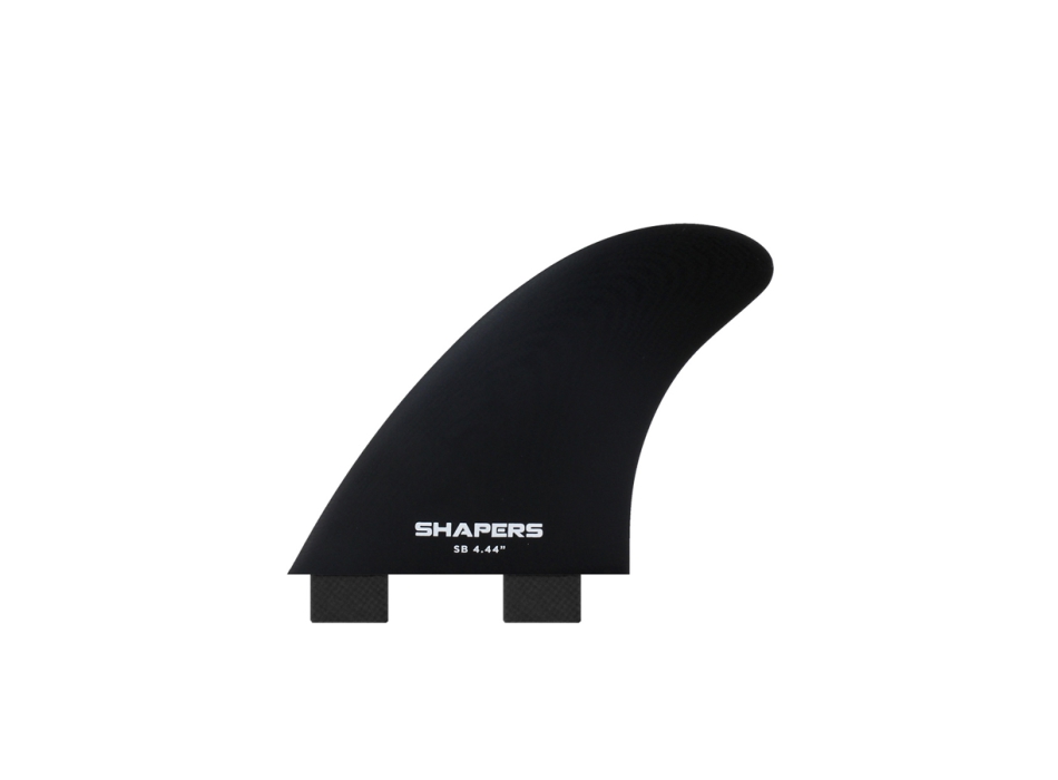 SHAPERS PINNE LONGBOARD SIDE BITES DUAL 4.44" BLACK