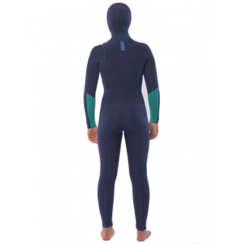 SISSTREVOLUTION 5/4 HOODED CHEST ZIP FULL WETSUIT STRONG BLUE
