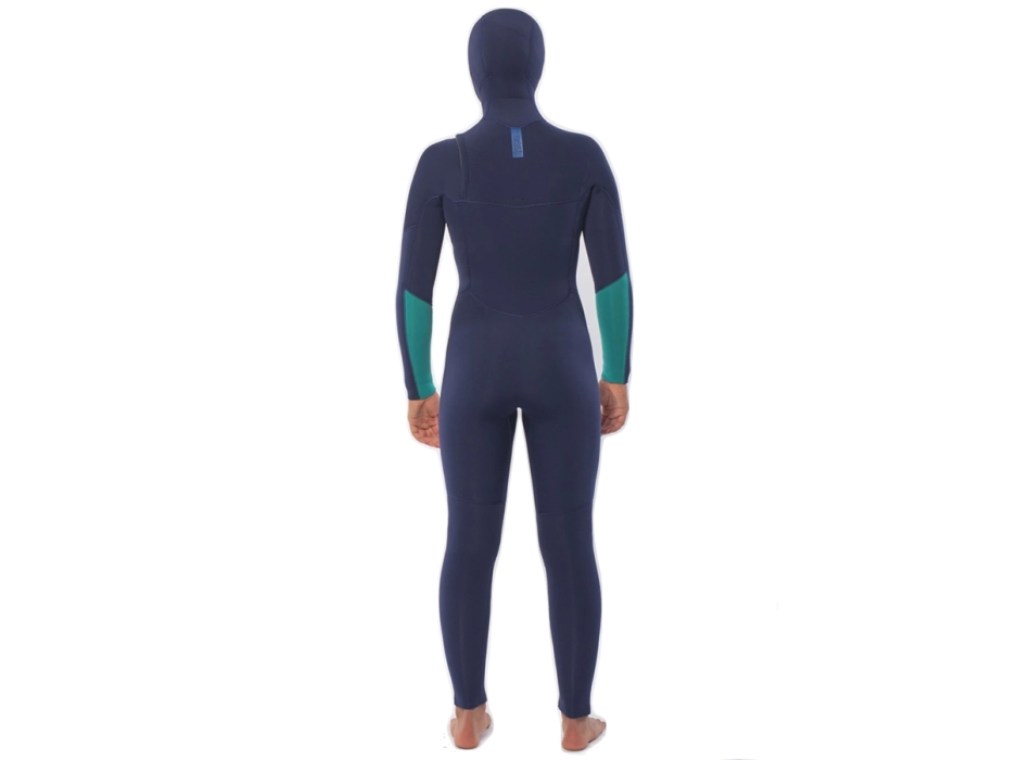 SISSTREVOLUTION 5/4 HOODED CHEST ZIP FULL WETSUIT STRONG BLUE