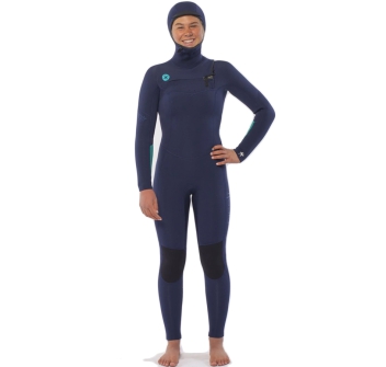 SISSTREVOLUTION 5/4 HOODED CHEST ZIP FULL WETSUIT STRONG BLUE