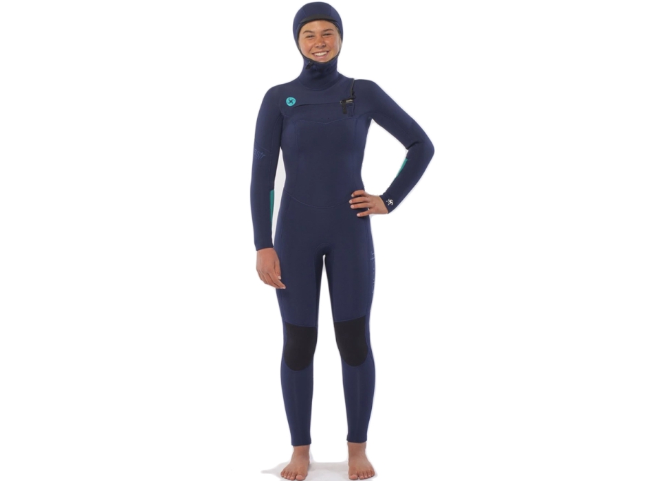 SISSTREVOLUTION 5/4 HOODED CHEST ZIP FULL WETSUIT STRONG BLUE