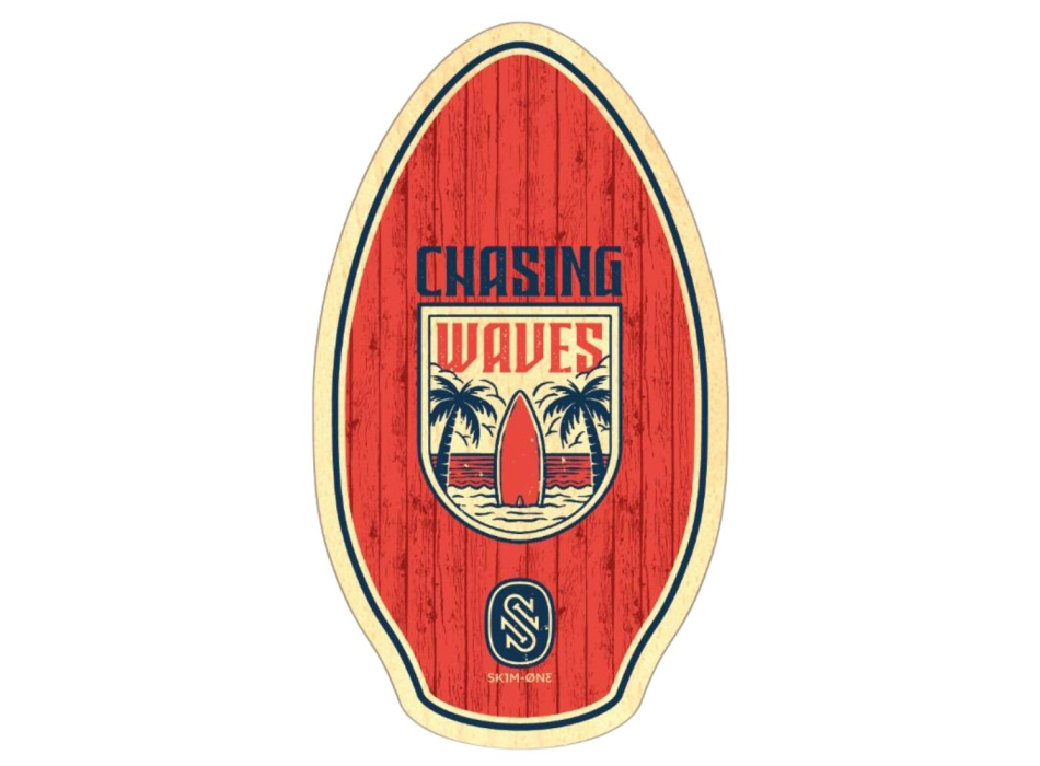 SKIM ONE SKIMBOARD PARADISE WOOD 41"