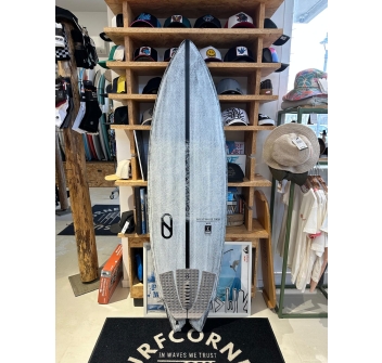 SLATER DESIGNS 5'10 GREAT WHITE TWIN I-BOLIC VOLCANIC FUTURES FINS