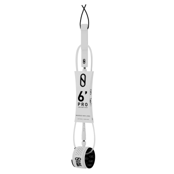 SLATER DESIGNS 6' LEASH COMP CLEAR