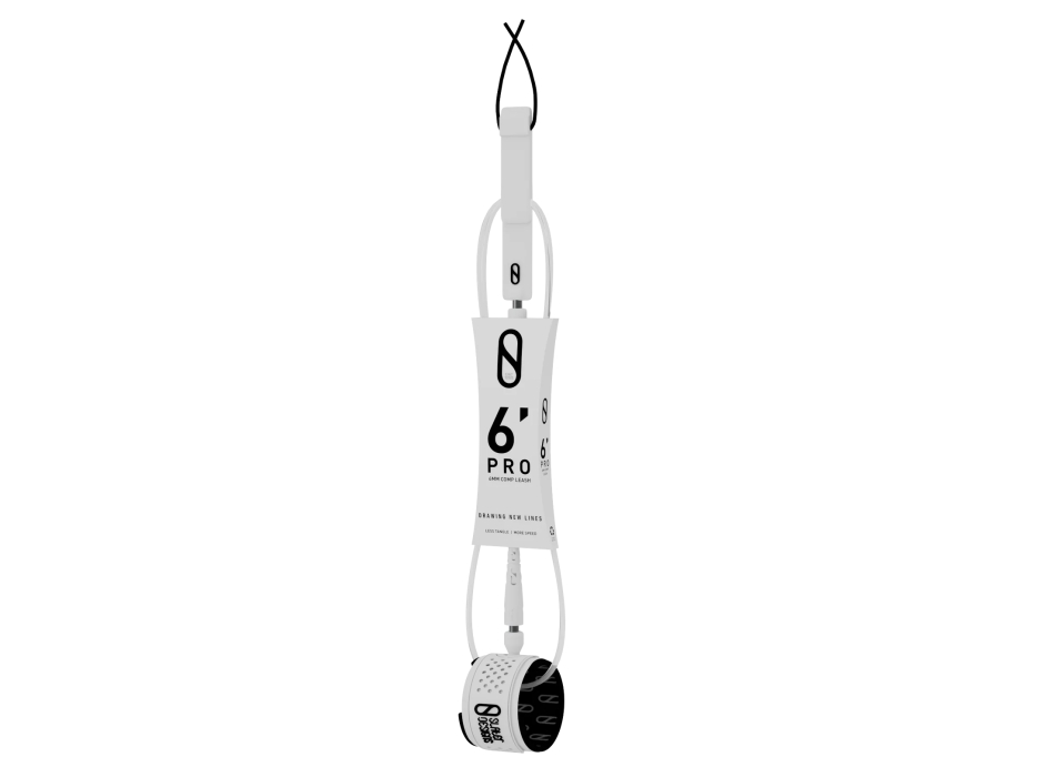 SLATER DESIGNS 6' LEASH COMP CLEAR