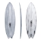 SLATER DESIGNS 5'11 GREAT WHITE TWIN I-BOLIC VOLCANIC FUTURES FINS