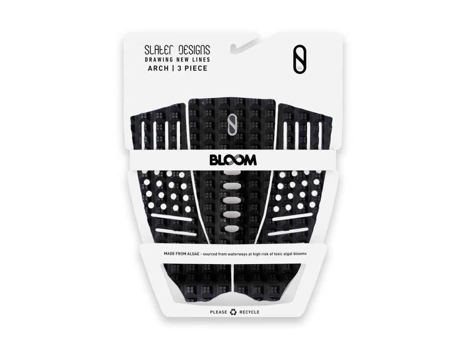 SLATER DESIGNS GRIP 3 PEZZI TRACTION ARCH PAD NERO