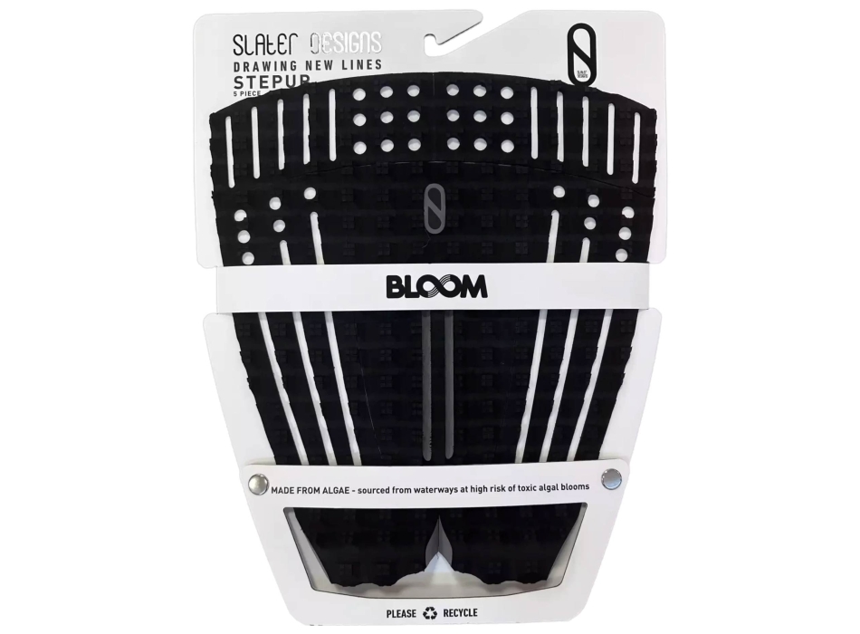 SLATERS DESIGN GRIP 5 PEZZI STEPUP PAD BLACK