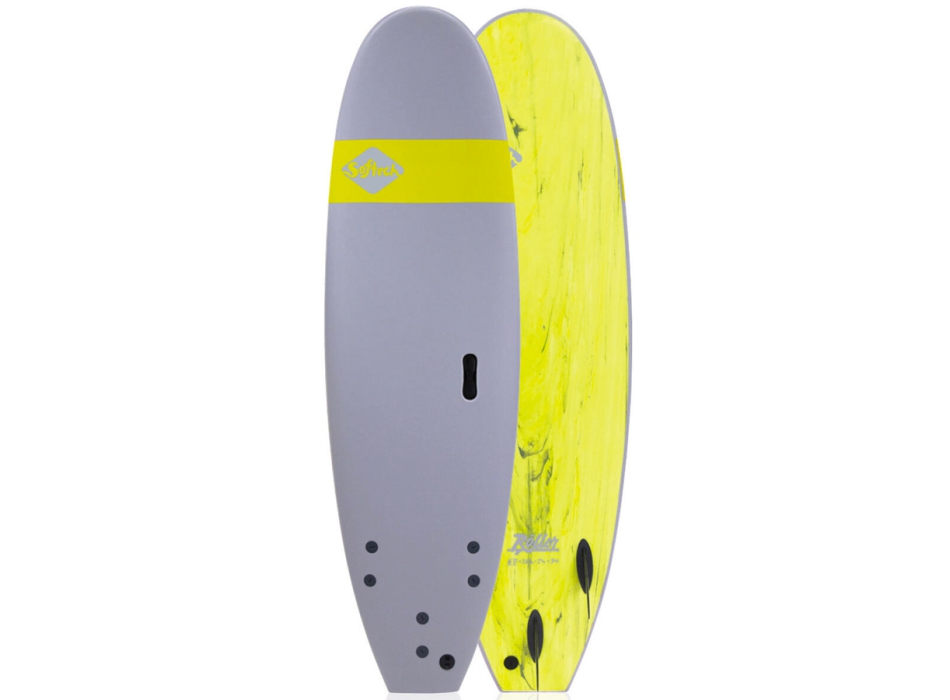 SOFTECH ROLLER 6'0"- 8'4'' HANDSHAPED SOFTBOARD CLAY